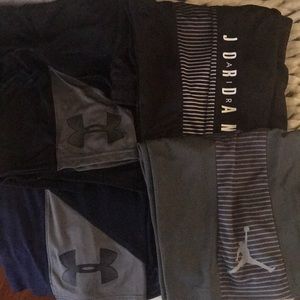 Under Armour & Jordan athletic shorts